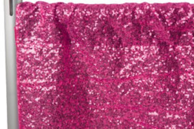 Rental store for DRAPE, SEQUIN HOT PINK FUCHSIA, 12  X 4 in New Orleans LA