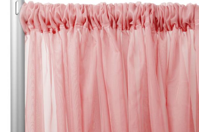Rental store for DRAPE, CORAL SHEER 12  TALL X 10  WIDE in New Orleans LA