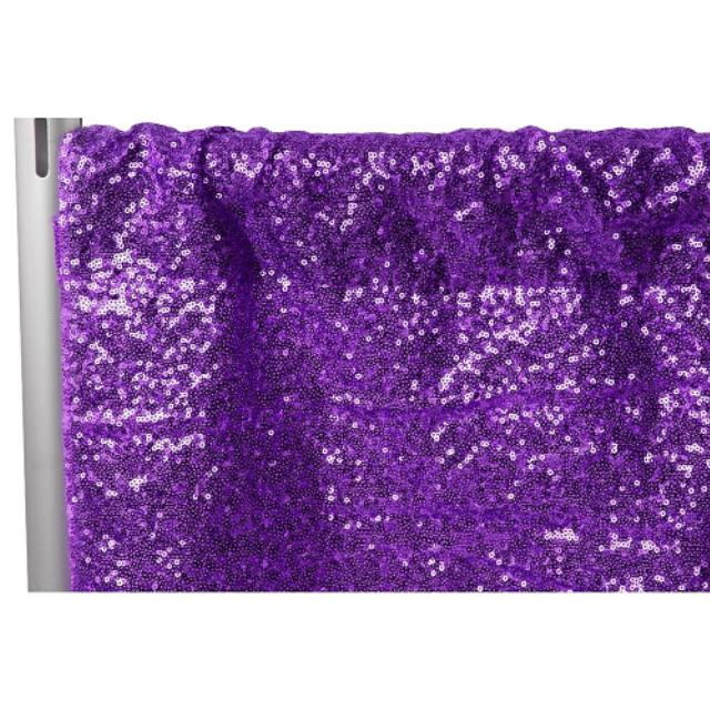 Rental store for DRAPE, SEQUIN PURPLE, 12  TALL X 5  WIDE in New Orleans LA