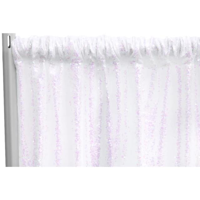 Rental store for DRAPE, SEQUIN WHITE IRIDESCENT, 10  X 4 in New Orleans LA