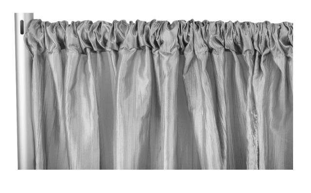 Rental store for DRAPE, KRINKLE SILVER  10 H X54 W in New Orleans LA